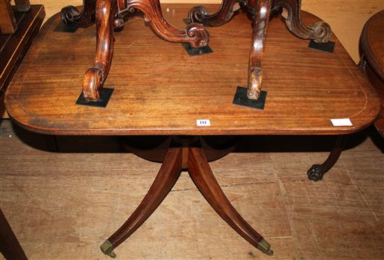 Mahogany breakfast table